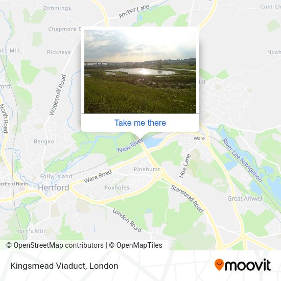 Kingsmead Viaduct map