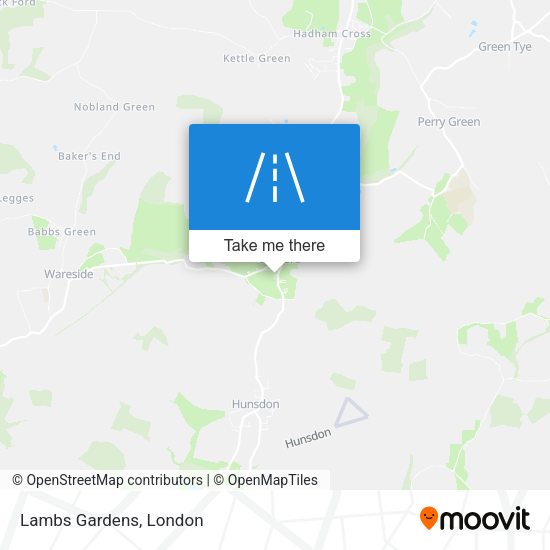 Lambs Gardens map