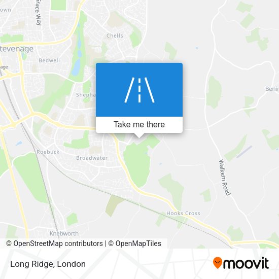 Long Ridge map