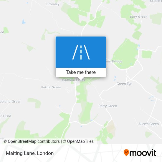 Malting Lane map