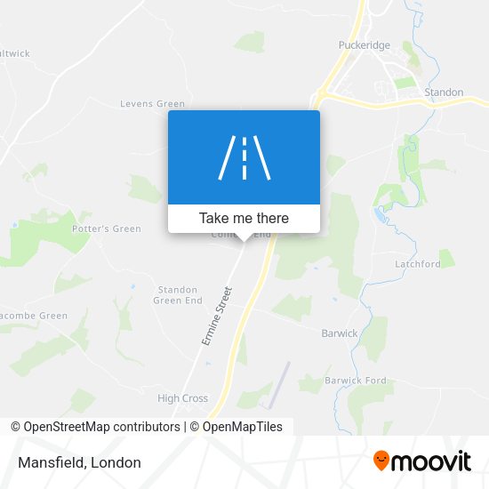 Mansfield map