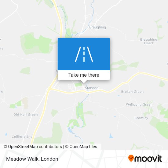 Meadow Walk map