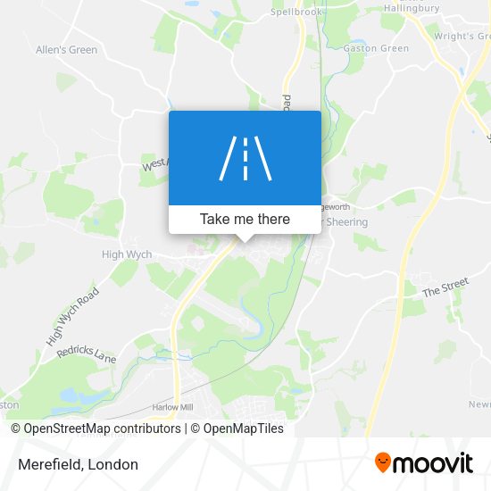 Merefield map