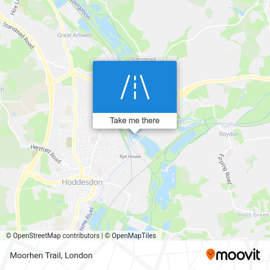 Moorhen Trail map