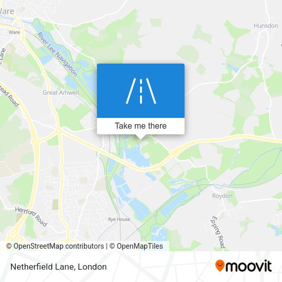 Netherfield Lane map