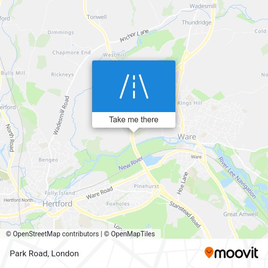 Park Road map