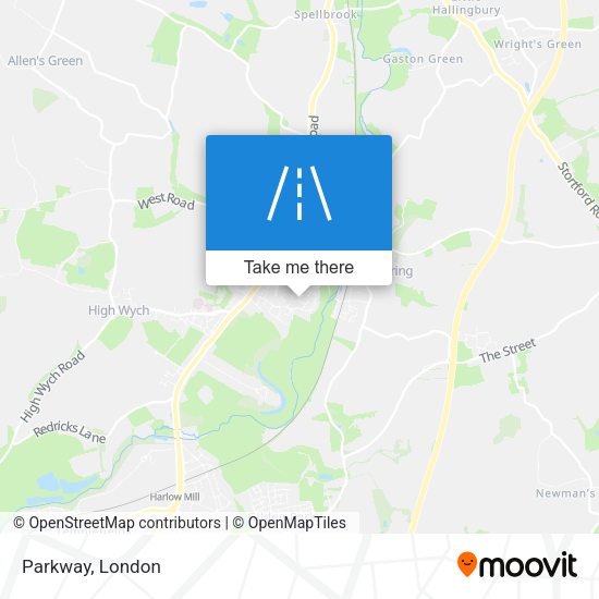 Parkway map