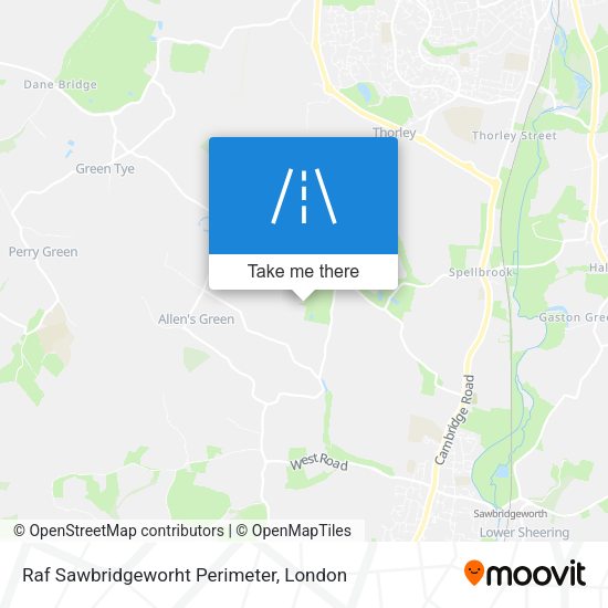 Raf Sawbridgeworht Perimeter map