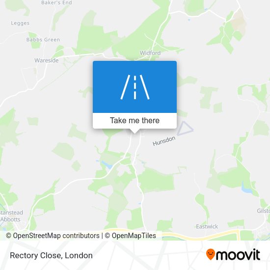 Rectory Close map
