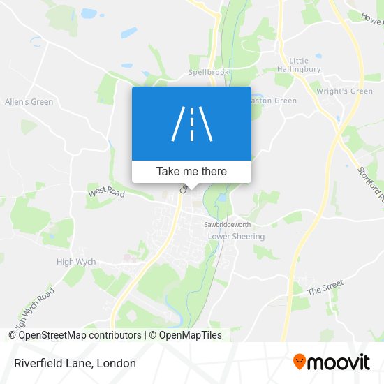 Riverfield Lane map