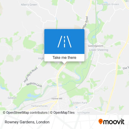 Rowney Gardens map