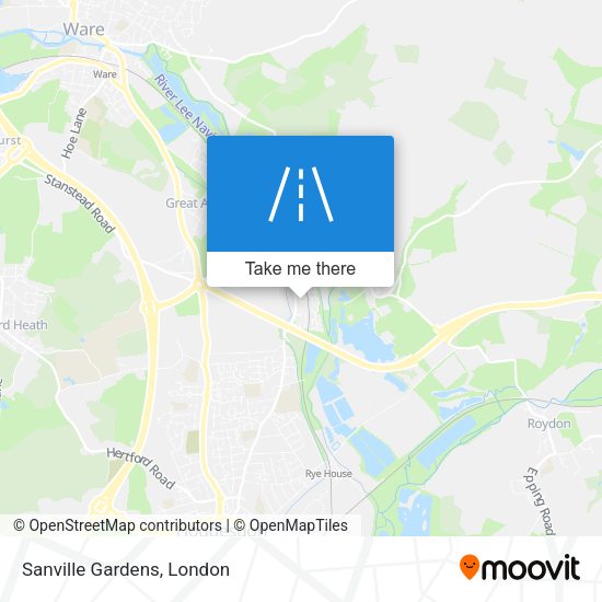Sanville Gardens map