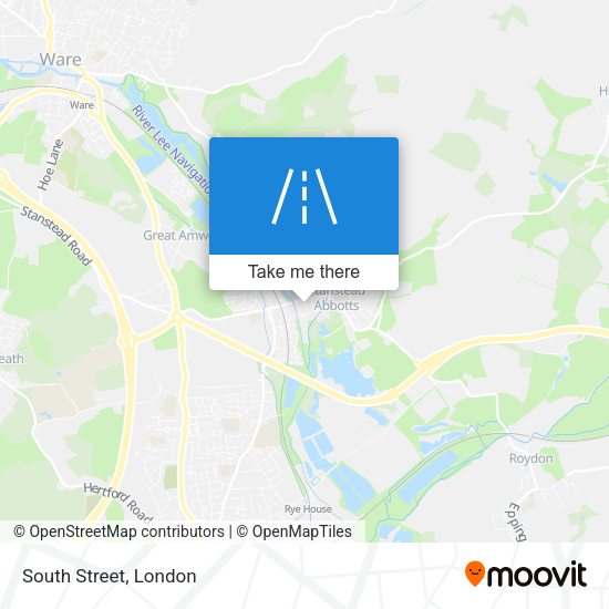 South Street map