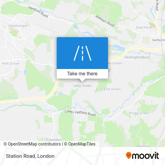 Station Road map
