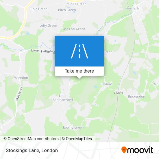 Stockings Lane map