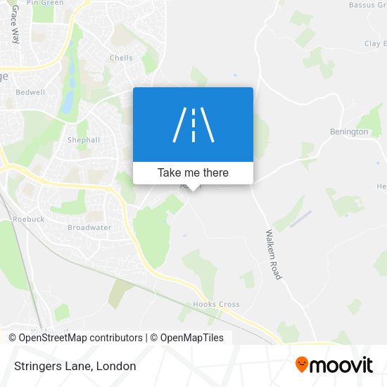Stringers Lane map