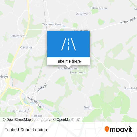 Tebbutt Court map