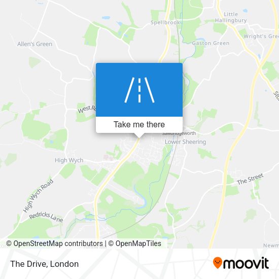 The Drive map