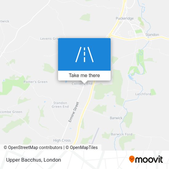 Upper Bacchus map
