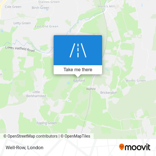 Well-Row map
