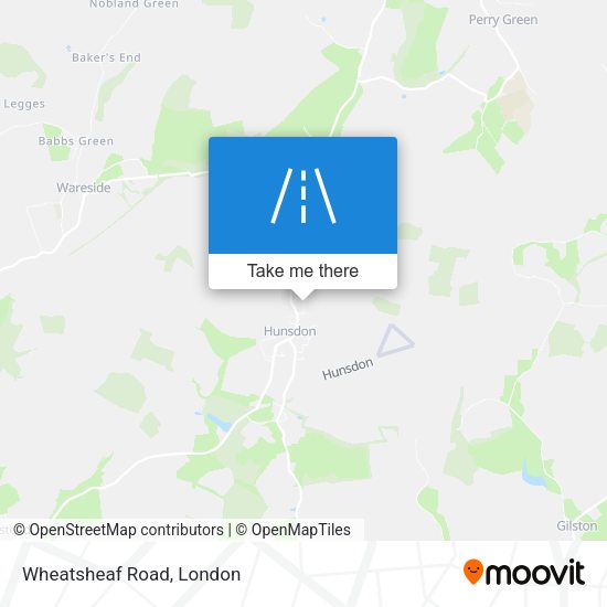 Wheatsheaf Road map