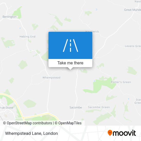 Whempstead Lane map
