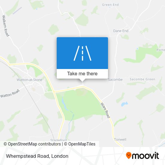 Whempstead Road map