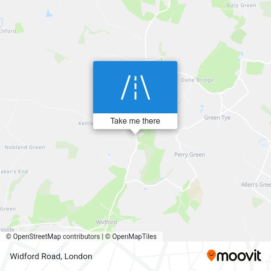 Widford Road map