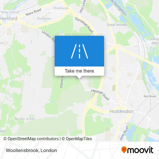 Woollensbrook map
