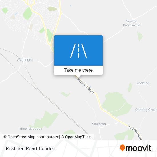 Rushden Road map