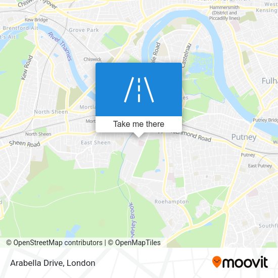 Arabella Drive map