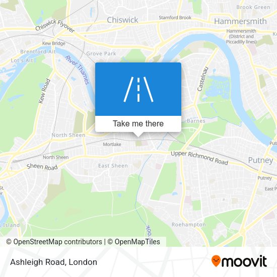 Ashleigh Road map