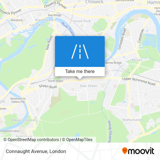 Connaught Avenue map
