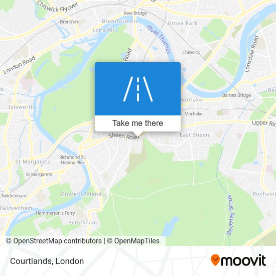 Courtlands map