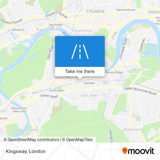 Kingsway map