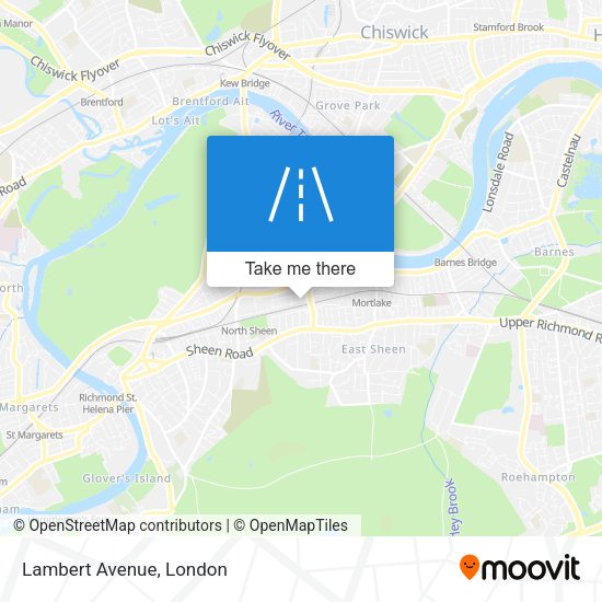 Lambert Avenue map