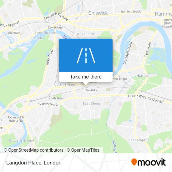 Langdon Place map