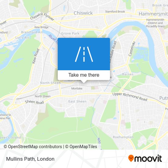 Mullins Path map