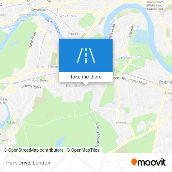 Park Drive map