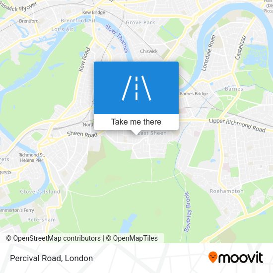 Percival Road map
