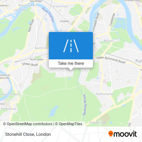 Stonehill Close map