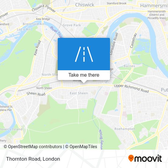 Thornton Road map