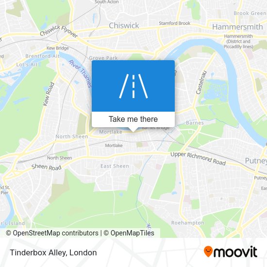 Tinderbox Alley map