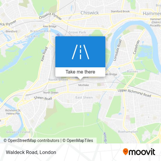 Waldeck Road map