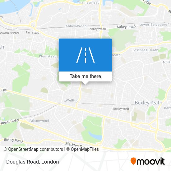 Douglas Road map