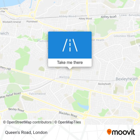Queen's Road map