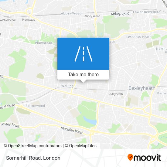 Somerhill Road map