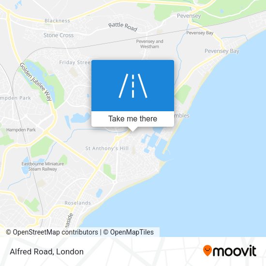 Alfred Road map