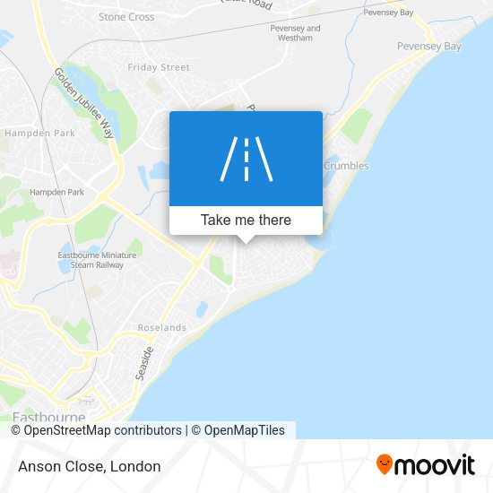 Anson Close map