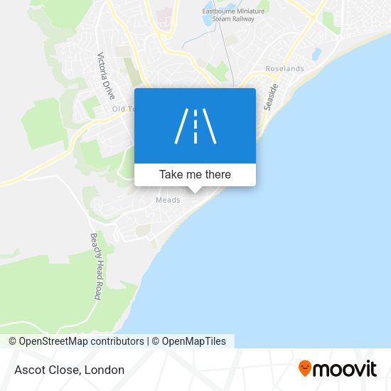 Ascot Close map